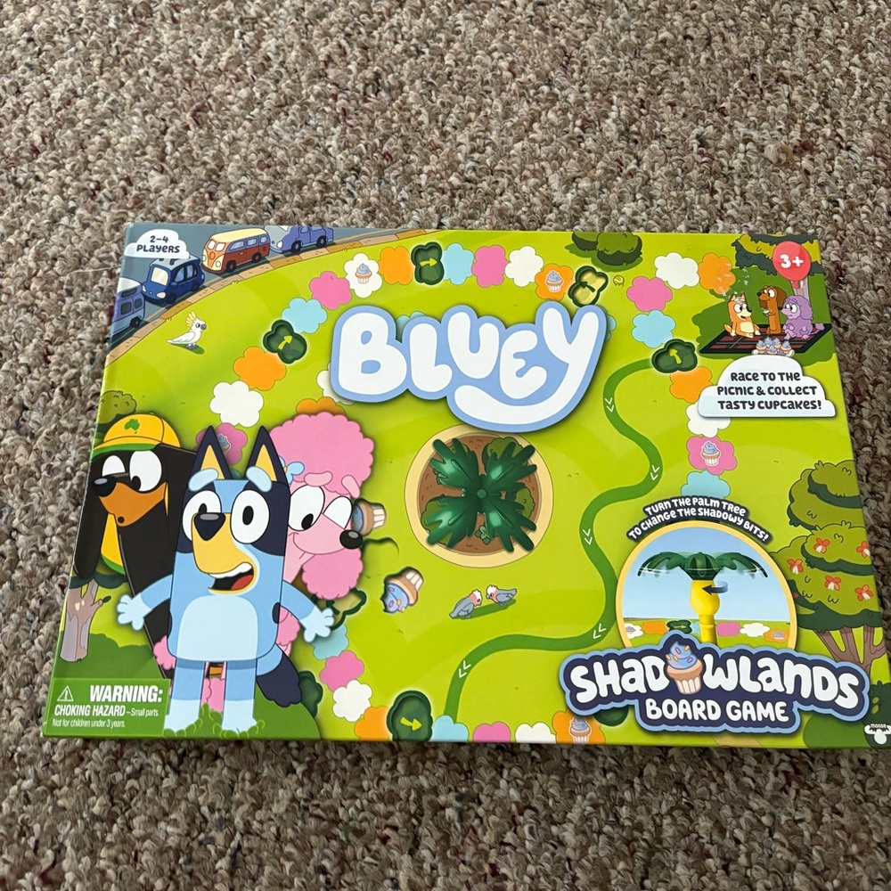 Used Bluey Shadowlands Board Game Complete